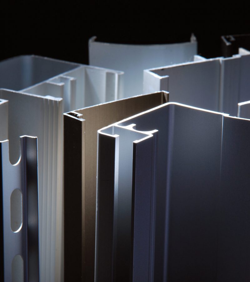 Aluminum profile for window, door, bathroom box